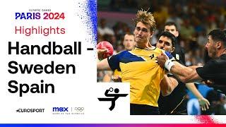 Sweden 29-26 Spain Group A Men's Handball Highlights | Paris Olympics 2024 | #Paris2024