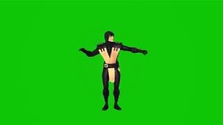 Mortal Kombat Scorpion Dancing Green Screen