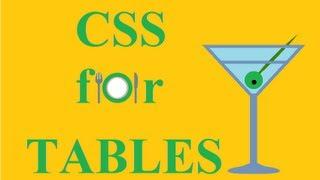 CSS how to: tables