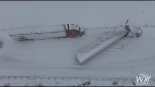 Huge Lake Effect Snow buries Erie, PA to New York state line - Winter Storm - November 2024 - Raw 4k