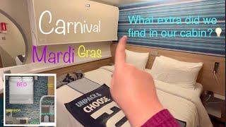 Carnival Mardi Gras - Interior Square Cabin Walkthrough Stateroom 9495