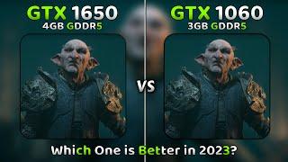 GTX 1650 vs GTX 1060 3GB || 2023 || Test in Latest Games