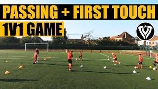 Passing + 1v1 Game | Soccer Exercises | U10 - U11 - U12 - U13 - U14