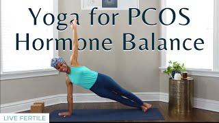 25-Minute Yoga for PCOS | PCOS Yoga for Hormone Balance