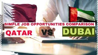 QATAR VS DUBAI  COMPARISON BASED ON  JOBS  HIRING AND RECRUITING COMPANIES / MEXCREATIONTV