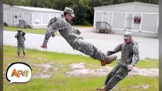CRAZY Military Moments   | Army FAILS & Funny Soldiers  | AFV 2019
