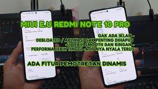 Install & Review Custom ROM MIUI EU 12.5.9  Redmi Note 10 Pro 