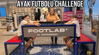 ANNEMLE AYAK FUTBOLU OYNADIK CHALLENGE !! ÖDÜLLÜ