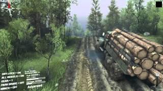 Let's play Spintires 1080p with commentary by DinXy