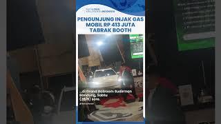 Viral Pria Tak Sengaja Injak Gas Mobil Seharga Rp 413 Juta, Tabrak Booth Pameran di GIIAS Bandung