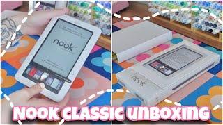 unboxing a 15 year old e-reader | nook classic |