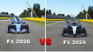 F1 2026 VS F1 2024 TOP SPEED COMPARISON at Monza!