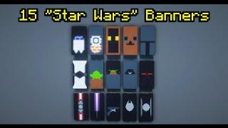 Top 15 Minecraft Banner Tutorial | Minecraft Star Wars