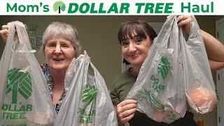 My Mom's DOLLAR TREE Haul | New Items And Reviews On Past Ones