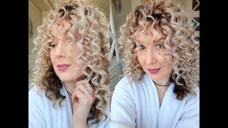 Афро кудри/Как сделать мелкие кудряшки самой себе/Spiral Afro Curly