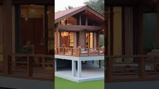 Rumah Kayu Tropis Berkonsep Modern Minimalis#rumahkayu #rumahkayuminimalis #rumahkayumodern #home