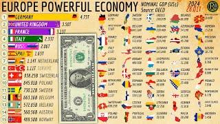 The Most Powerful Economies of Europe by Nominal GDP