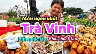 610. Trà Vinh - Gánh bún nước lèo bình dân ngay chợ Trà Vinh chỉ người dân địa phương mới biết