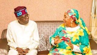 Very Humble! Watch The Moment Tinubu Postrait To Greet Orji Kalu Mother