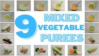 9 Mixed Vegetable Puree Recipes For Babies | Vegetable Combinations For Babies