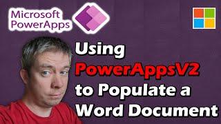 Power Apps V2 in Power Automate Populating a Word Template