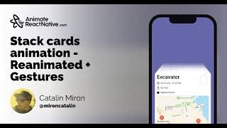 🃏React Native Stack cards animation