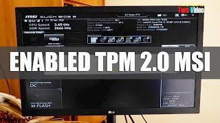 Valorant Requires TPM 2 0 and secure boot windows 11 msi