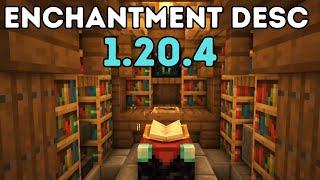How To Download & Install Enchantment Descriptions In Minecraft 1.20.4
