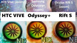 4K SDE Comparison: HTC Vive VS Samsung Odyssey Plus VS Oculus Rift S. Tetris Effect test.