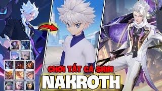 VUX MỘT NGÀY LEO RANK LÊN CHIẾN TƯỚNG VỚI TẤT CẢ SKIN NAKROTH COMBO MÚA MƯỢT NHẤT LIÊN QUÂN MOBILE