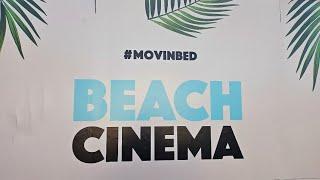 Mov'in bed - World's biggest outdoor Beach bed cinema, Barangaroo, Sydney