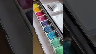 SCHMINCKE UNBOXING: AKADEMIE Aquarell Perlmetallic Set #shorts #watercolour #schminckefan