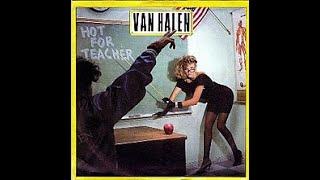 Van Halen - Hot for Teacher Guitar Backing Track HALF STEP DOWN