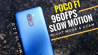 Poco F1 960 FPS Slow Motion & NIGHT MODE MIUI 10.2.2.0 Update