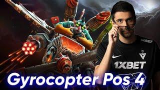 GYROCOPTER Soft SUPPORT Pos 4 by SAKSA | Dota 2 Pro Gameplay