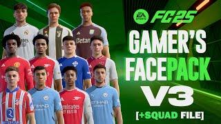 Facepack V3 By Gamer Algorithm For FC 25 (Free + Tutorial) TU11