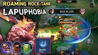 Only 0.005% know this Lapu-Lapu Roaming Tank build - Lapu Lapu Dire hit Roaming  tank build gameplay