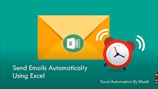 Automation-Email Reminders From Excel Through Outlook | Excel Automation | Mudit Lalwani