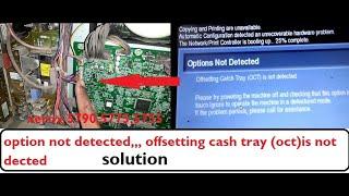 option not detected,,, offsetting cash tray (oct)is not dected,,xerox 5775,5790,5755.5745