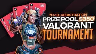 Win 350$ in the Valorant Tournament: Register Now!