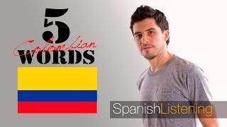 5 common Colombian words