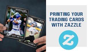 Printing with Zazzle: Sports Trading Cards by PhotoDigiStudio