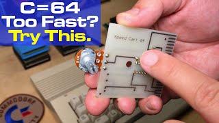 Speed Cart 64: Slow Down Your Commodore 64, Sometimes