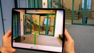 Indoor Navigation with Augmented Reality in a hospital