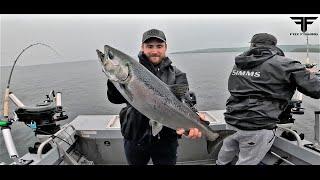 KING SALMON FISHING! Dipsy Diver Trick Revealed. Fox Fishing 4K.