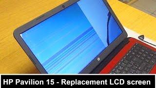 HP Pavilion 15 - LCD Screen Replacement Dissasembly