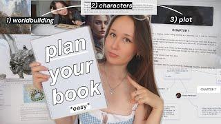 how to plan your book *from scratch* (PLANNING CHECKLIST)️️worldbuilding, characters + plot