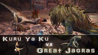 [MHW] Monster Fight - Great Jagras vs Kulu Ya Ku