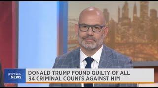 Former Prosecutor Jeremy Saland Analyzes Donald Trump Verdict and Next Steps on Spectrum News