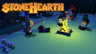 Прохождение STONEHEARTH: #1 - ПЕРВЫЕ ПОСТРОЙКИ!